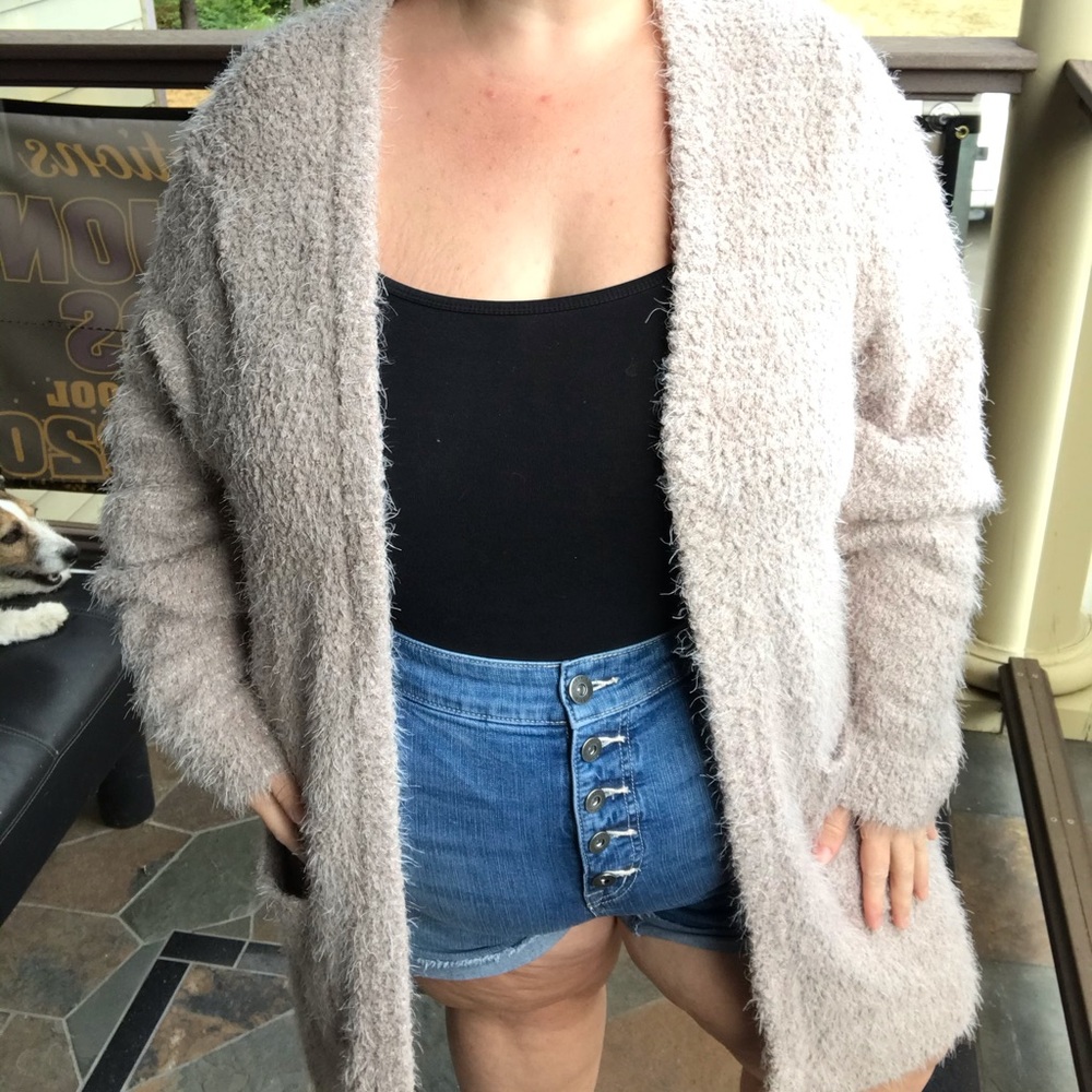 Super soft fluffy cardigan